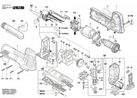 Bosch 3 601 E14 101 Gst 1400 Ce Orbital Jigsaw 230 V / Eu Spare Parts